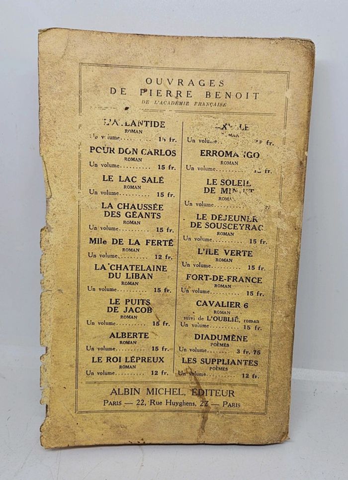 Ancien roman.
"Kœnigsmark", de Pierre Benoit.
Alban Michel. 
318 pages. 
En l'état - photo numéro 3
