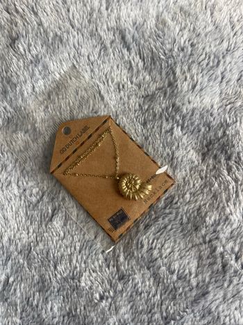 Collier coquillage doré acier inoxydable go dutch label