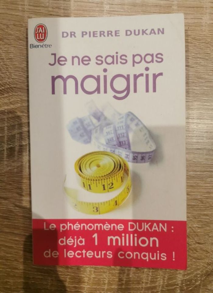 Livre je ne sais pas maigrir