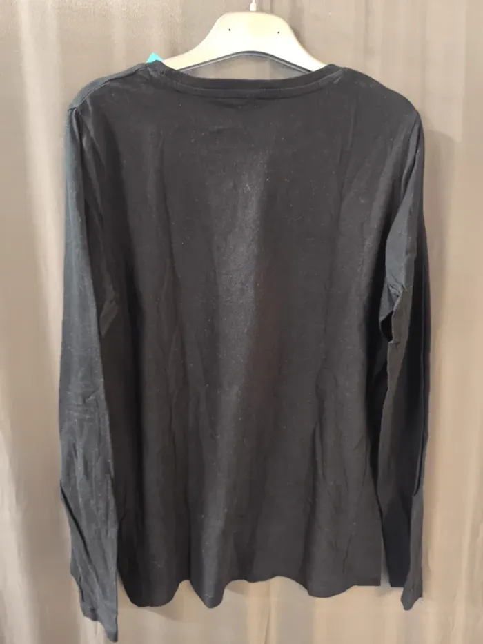 317794 tee-shirt MC noir femme 38 - photo numéro 2