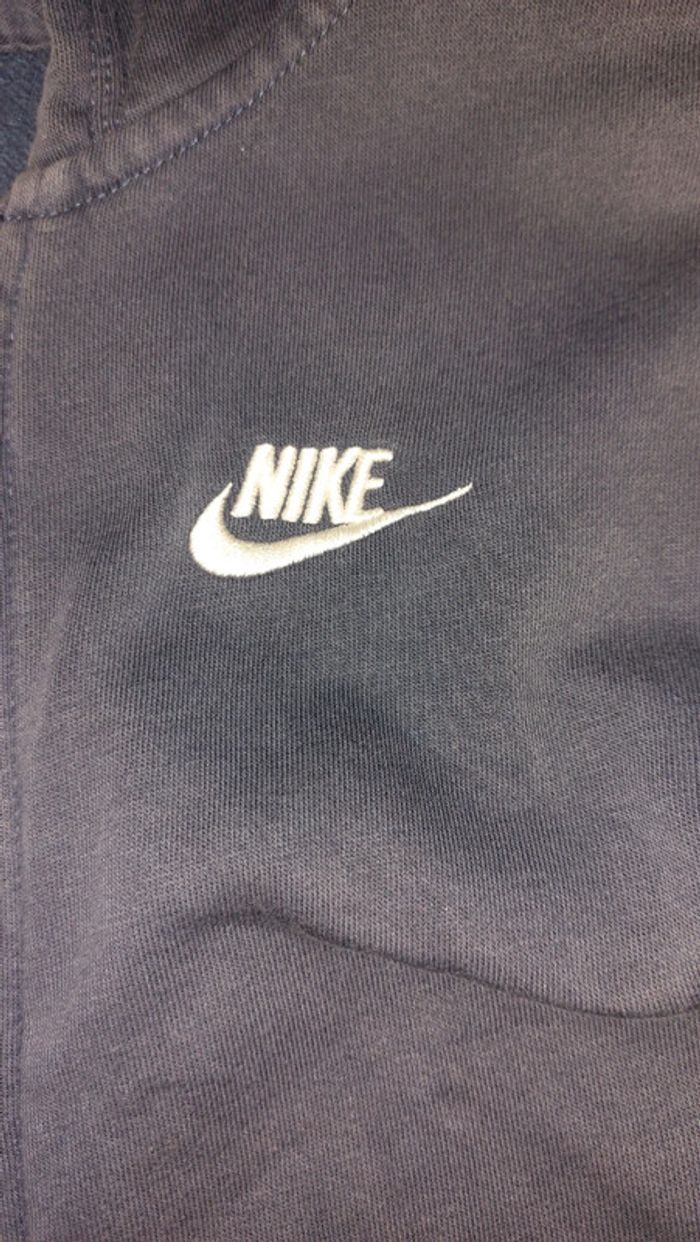 Sweat-shirt bleu marine garçon Nike taille XS - photo numéro 3