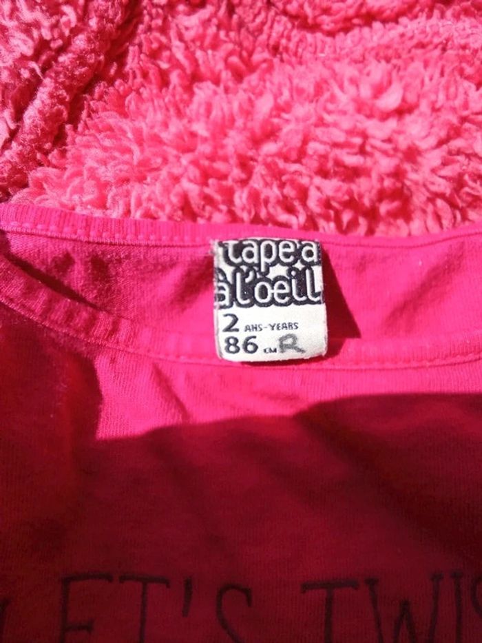 Tshirt Rose - Let's twist again - photo numéro 2