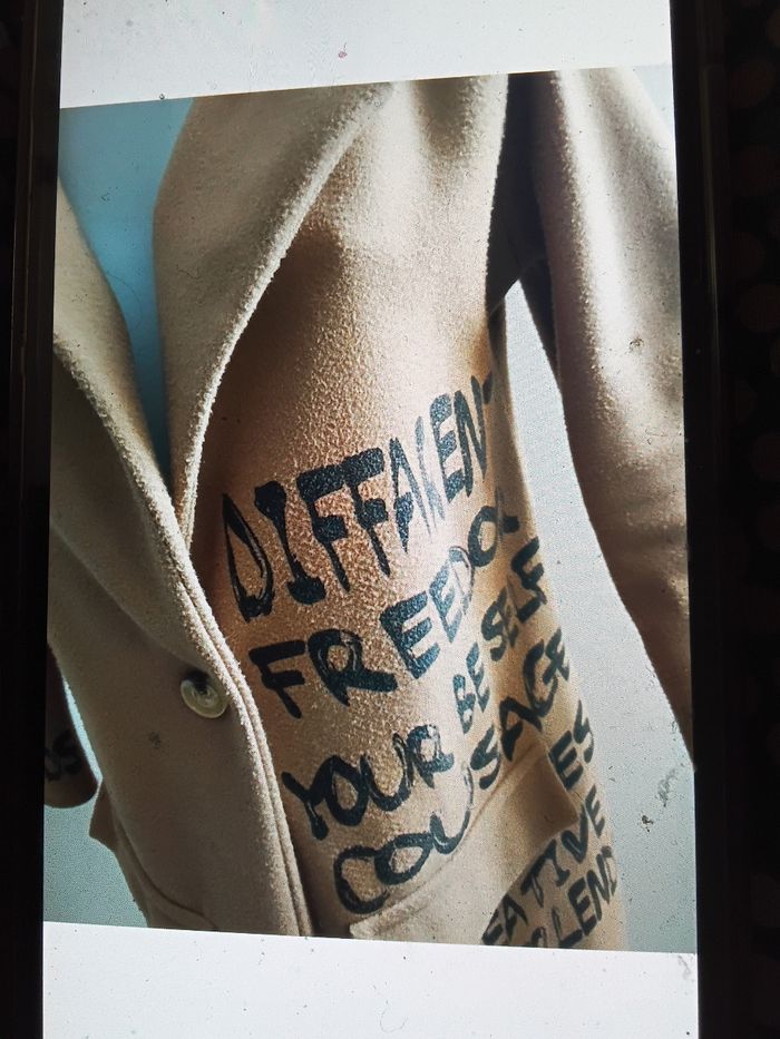 Manteau marron original - photo numéro 2