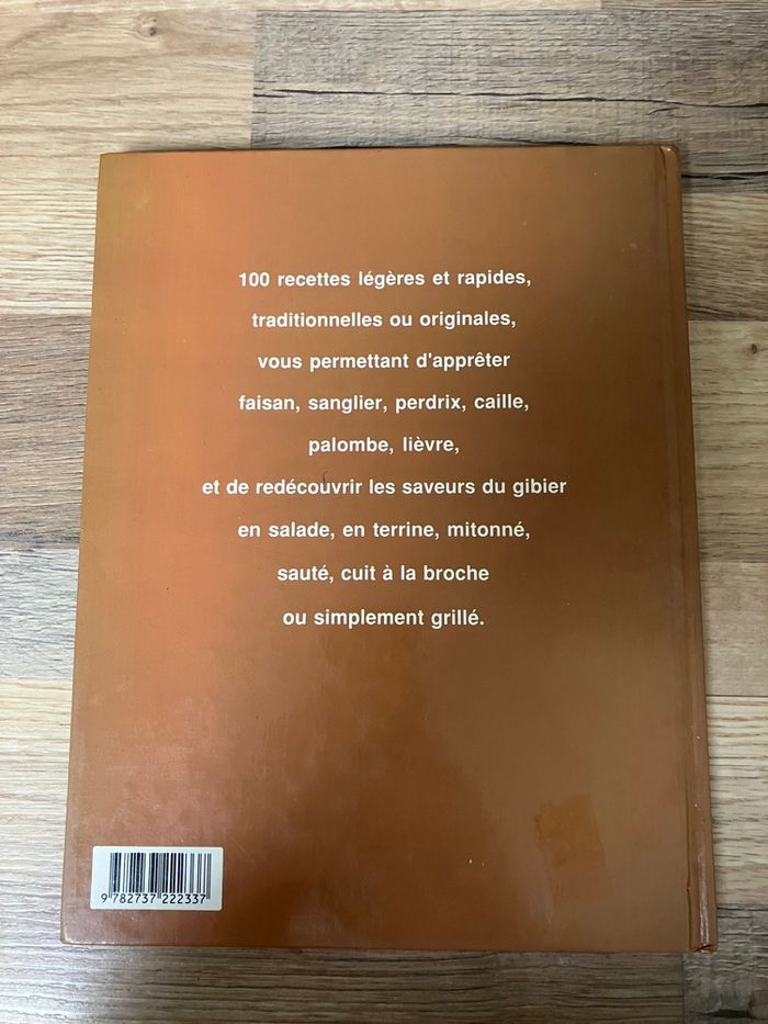 Livre relié-100 recettes de gibier - photo numéro 5