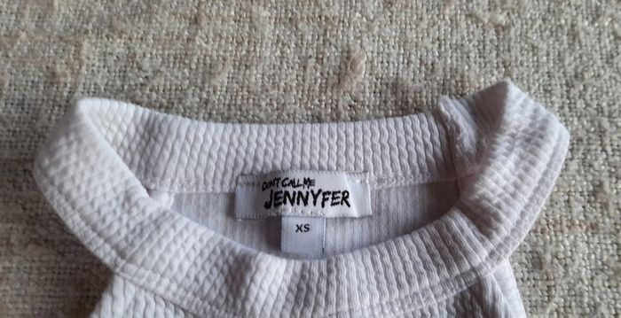 Crop top blanc Jennyfer, XS - photo numéro 3