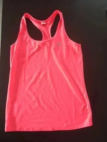 💪 Débardeur Sport Moulant Rose – Femme Taille 38 – Parfait État