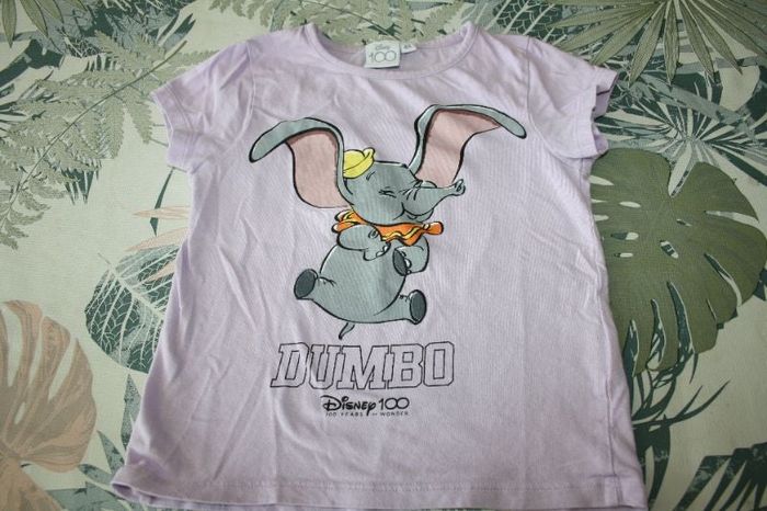 Tee-shirt Dumbo mauve en 4 ans de Disney