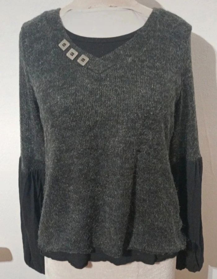 Magnifique pull léger doublé