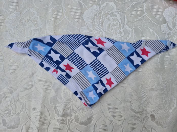 lot de bavoirs triangle bébé - photo numéro 2