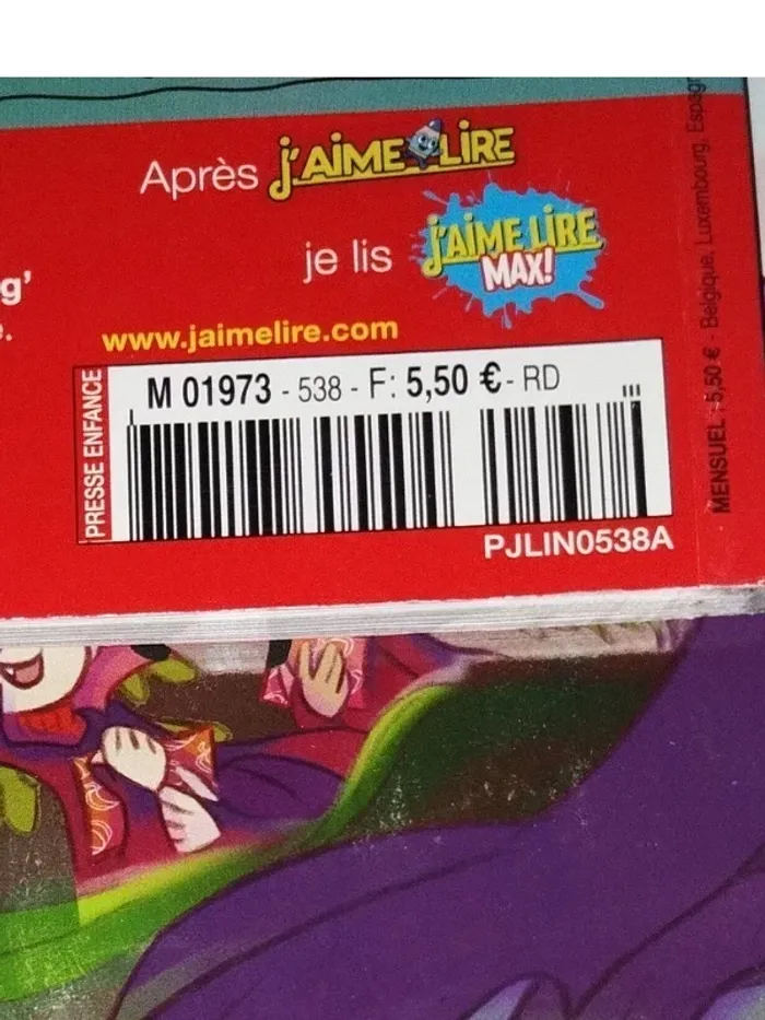 Lot de 8 magazines J’aime lire année 2021-22 L053 - photo numéro 3