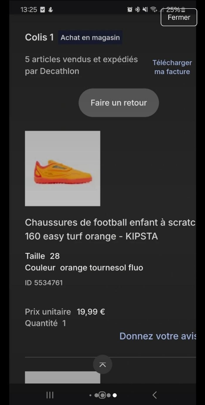 Chaussures foot enfant taille 28 - photo numéro 9