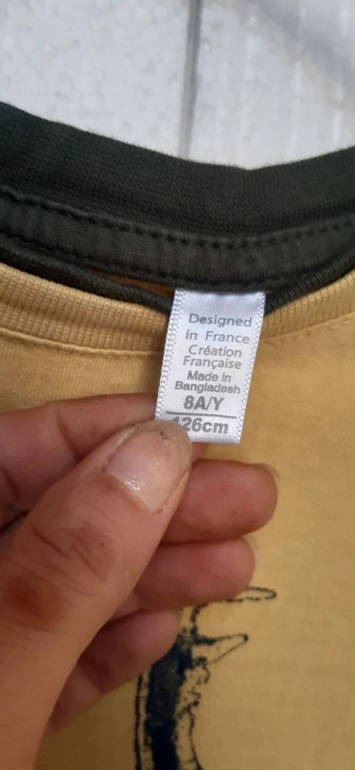 Tee-shirt 8ans 126cm manches longues - photo numéro 4