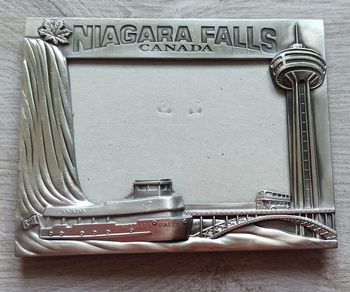 ⭐ Cadre photo argenté en métal Niagara Falls Canada ⭐