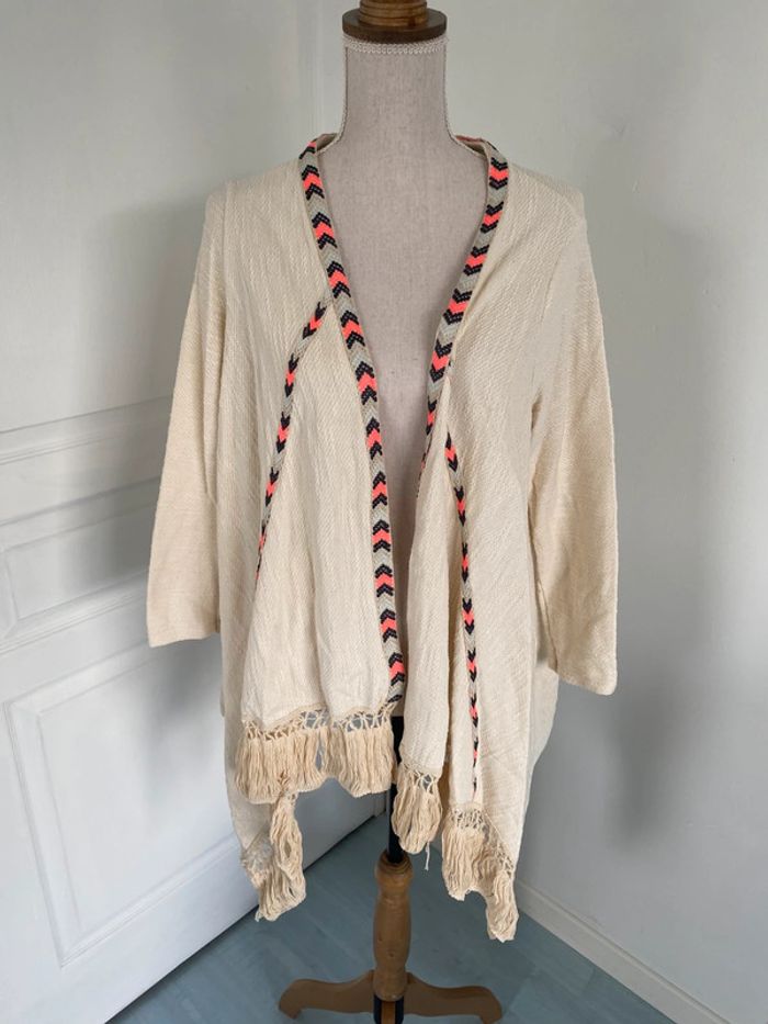 Gilet poncho écru Scarlet roos taille 1
