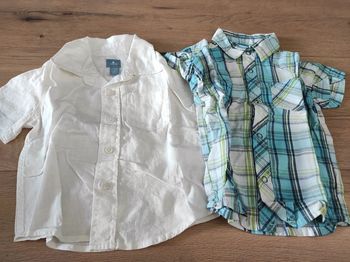 Lot de deux chemises MC