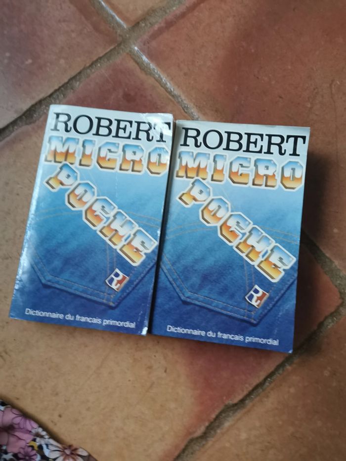 Dictionnaire du Français primordial Robert Micro-Poche Tomes 1 et 2