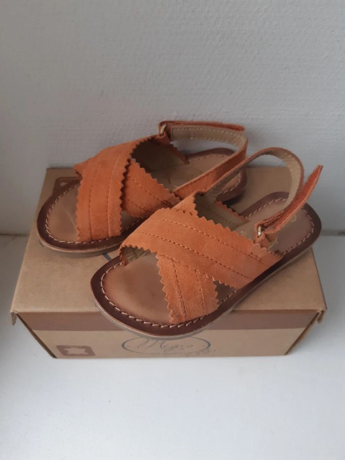 Sandales en cuir Megis kids 25