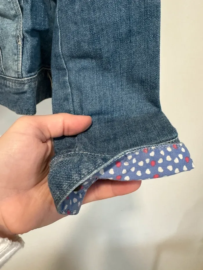 Veste en jeans Okaïdi fille 12 ans bleu marine - photo numéro 3