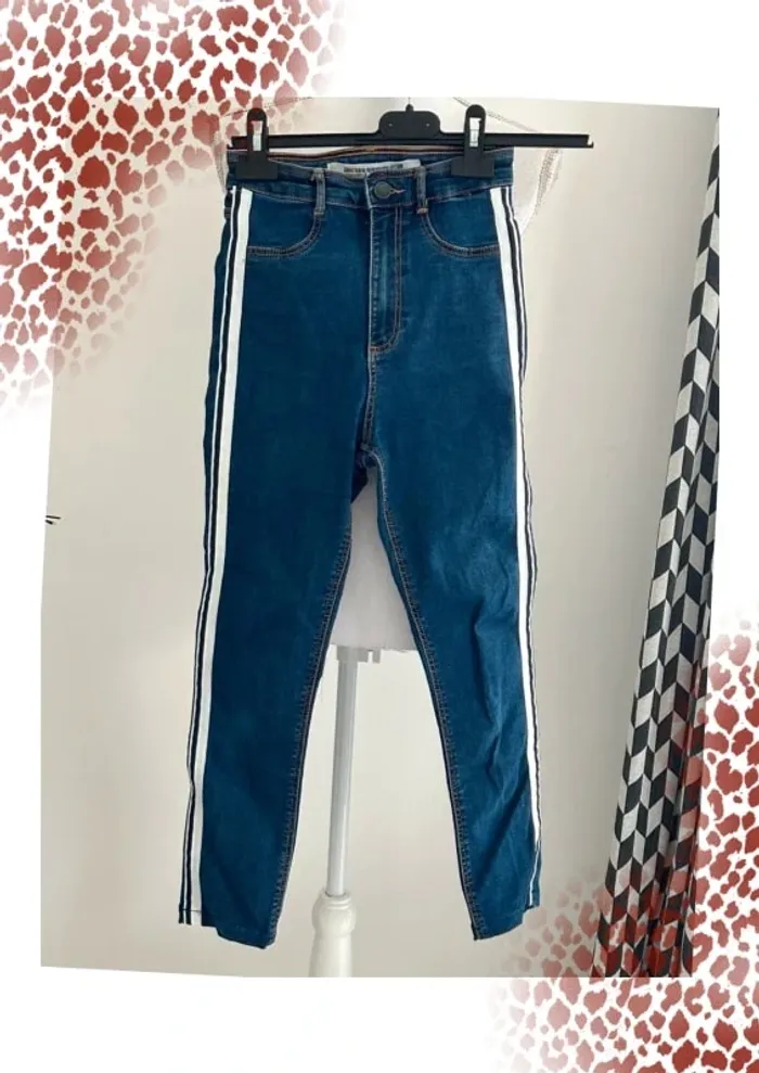 jean taille haute zara taille 34