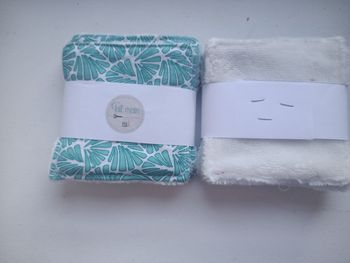 Cotons réutilisables lavable x10