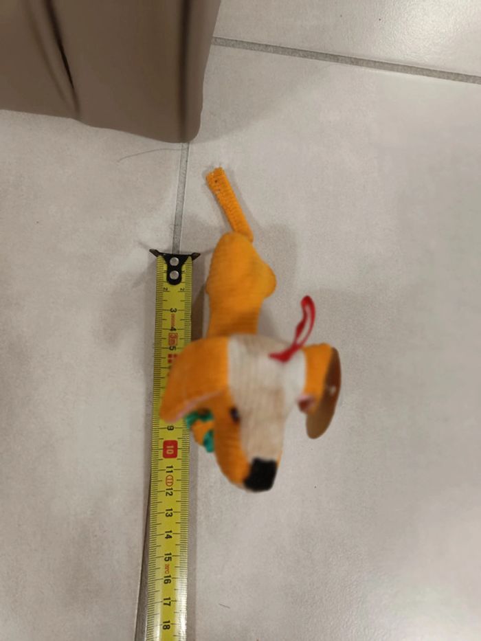 Peluche chien velour - photo numéro 4