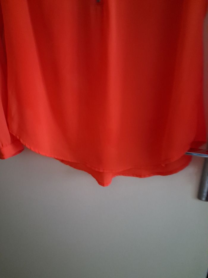 Blouse fluide #Pimkie orange taille 36 - photo numéro 7