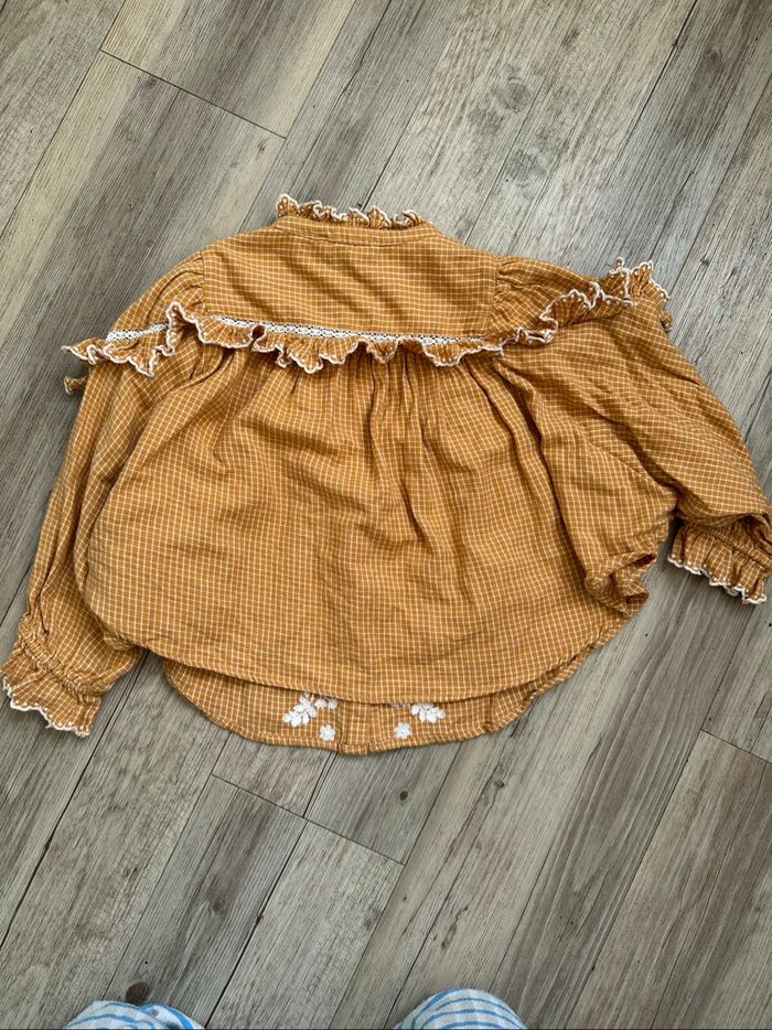 Chemise à carreaux à volant Louise Misha 4 ans - photo numéro 10