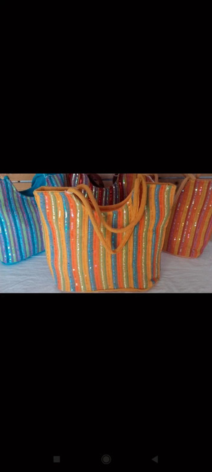 Sac a main tissu - photo numéro 3