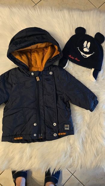 Neufs (non portés) 🥰🤩😍💙 Parka et bonnet 3mois Garçon 💙😍