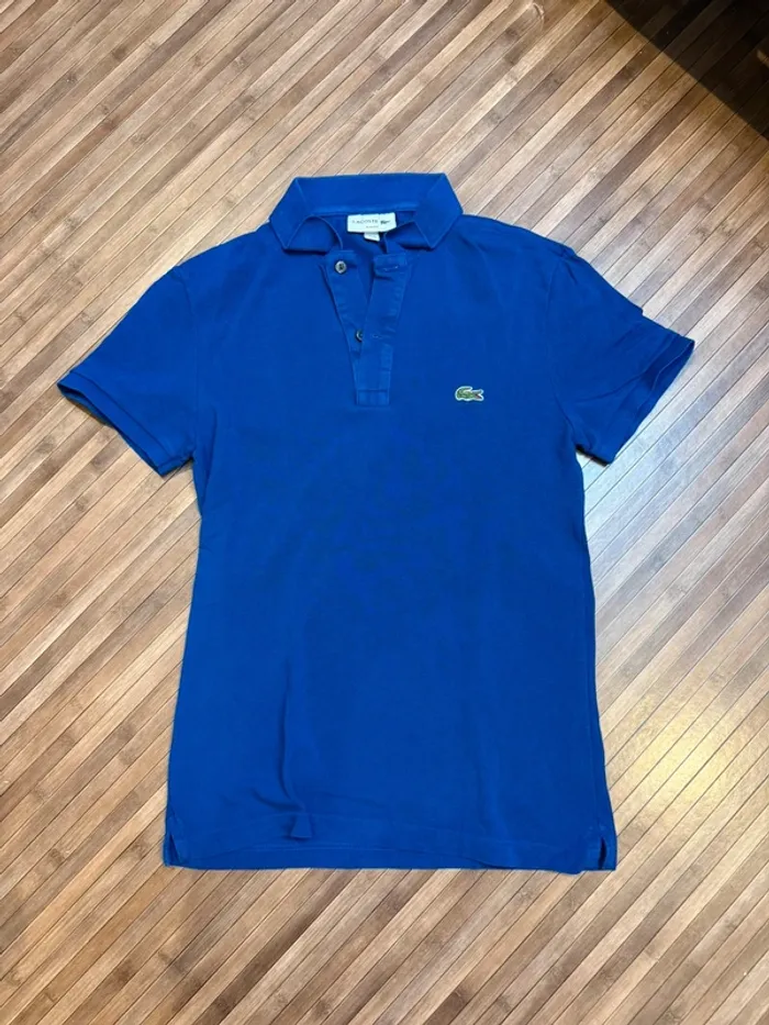 Polo slim fit Taille 2 Bleu marine