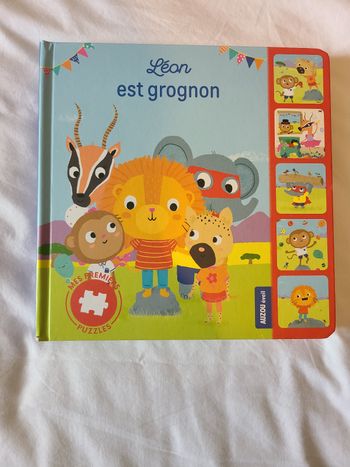 Livre puzzle Léon est grognon