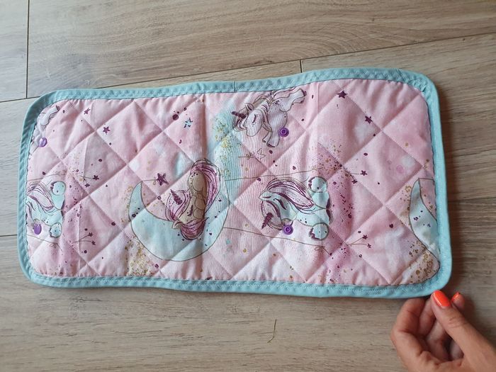 Trousse accessoires pochette barettes licorne - photo numéro 5