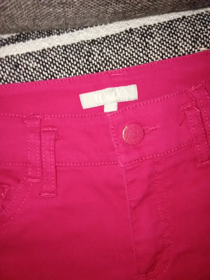 Jeans rouge - BnK - Taille S - photo numéro 3