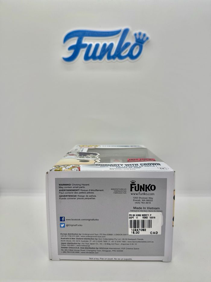 Funko Pop Sherlock Moriarty With Crown 293 Hot Topic 🇺🇸 - photo numéro 7