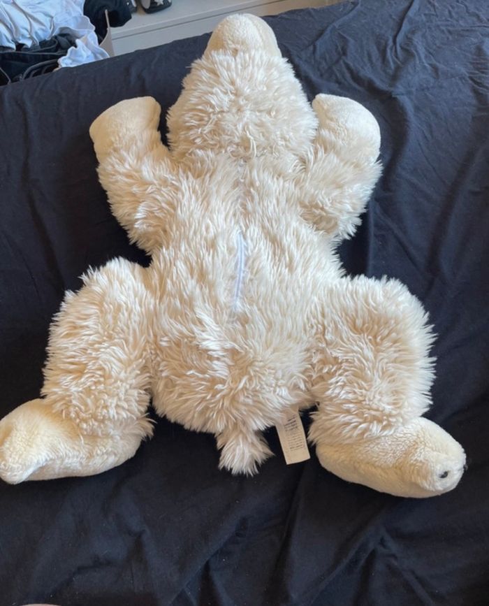 Peluche range-pyjama ours polaire - photo numéro 3