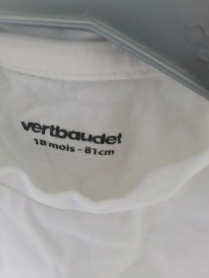 Tee-shirt manches courtes Vertbaudet taille 18mois - photo numéro 2