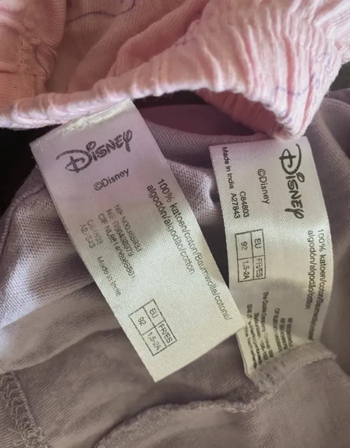 Ensemble T-shirt + short La Petite Sirène Disney 2 ans/92 cm [ref.11B038] - photo numéro 4