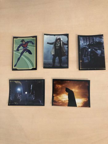 Lots de 5 autocollants Batman