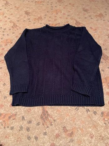 pull fille marine 10 ans