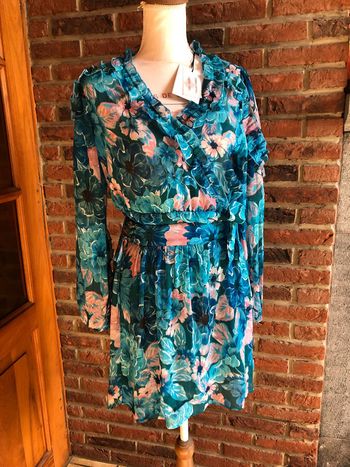 Ensemble jupe et blouse bleu naf naf - n e u v e s