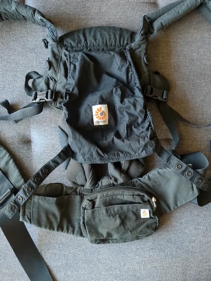 Porté bébé ergobaby omni 360 pure black - photo numéro 2