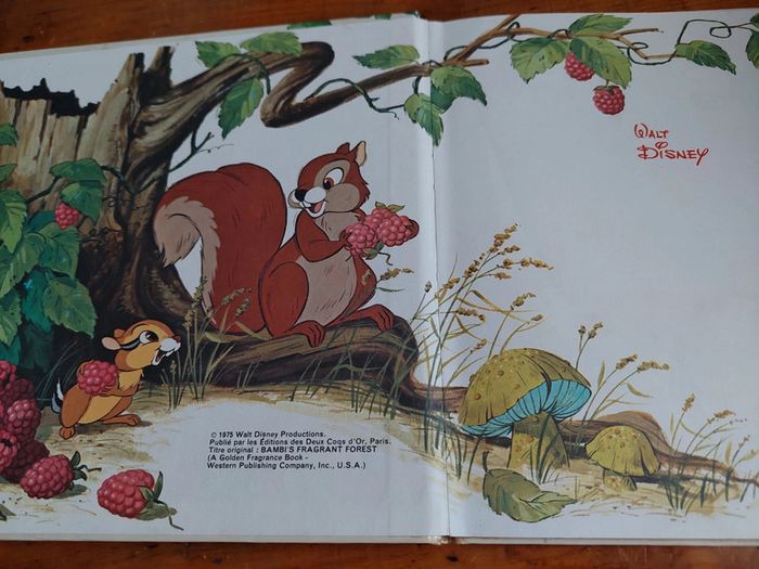 Livre Les mille parfums Bambi Walt Disney - photo numéro 3