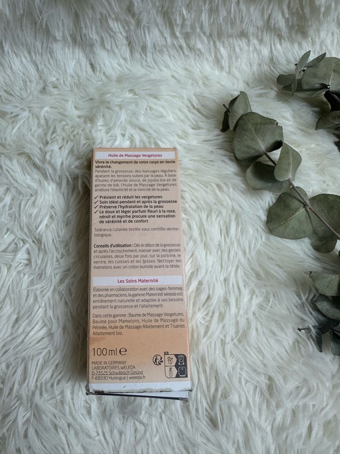Huile de massage pour vergeture Weleda - photo numéro 3