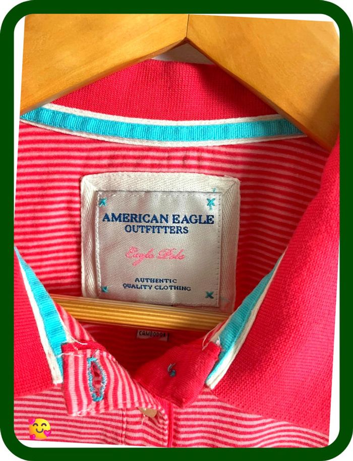 👚 Polo American Eagle – Femme – Taille L – Finitions féminines & tissu stretch - photo numéro 6