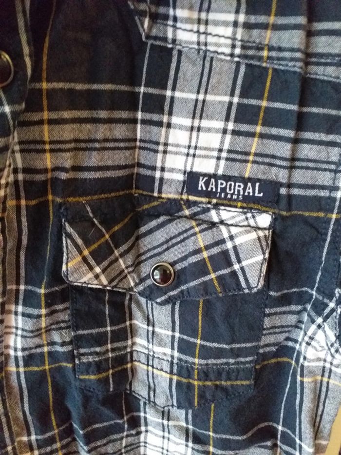Chemise à carreaux kaporal - photo numéro 4