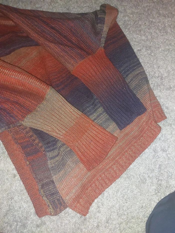 poncho couleur automne - photo numéro 10