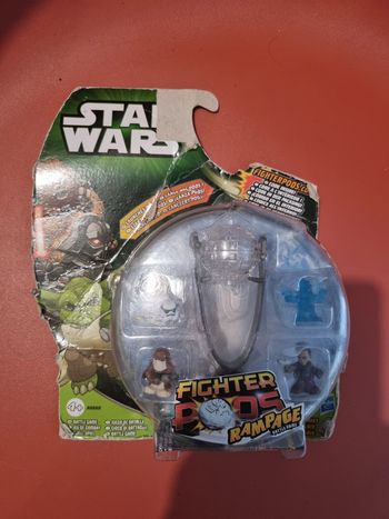 blister abimé serie 4 figter pods rampage battle game star wars 2014