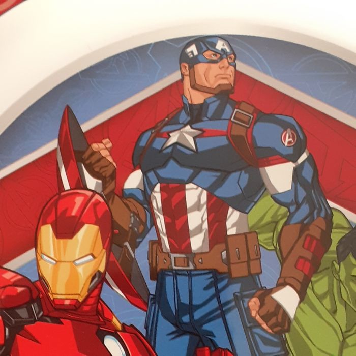 Repas enfant:Assiette & Bol Avengers *plastique micro-ondable - photo numéro 7