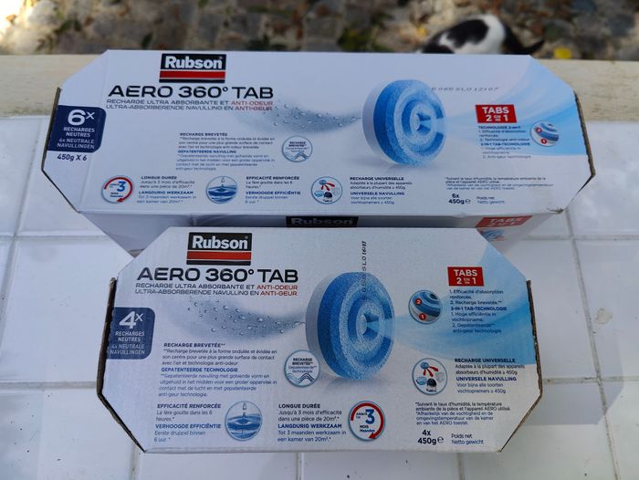 Lot de 10 recharges tablettes ultra absorbantes Rubson Aéro 360° - photo numéro 2
