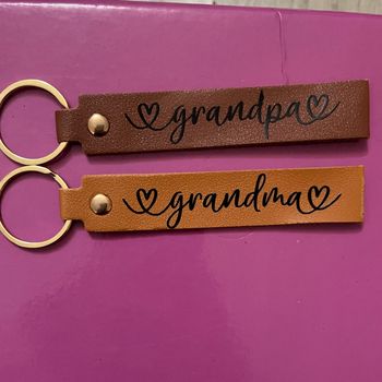 Porte clé duo grand mère/grand père